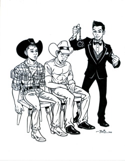 Hypno'ed cowboys by Brian Douglas Ahern.