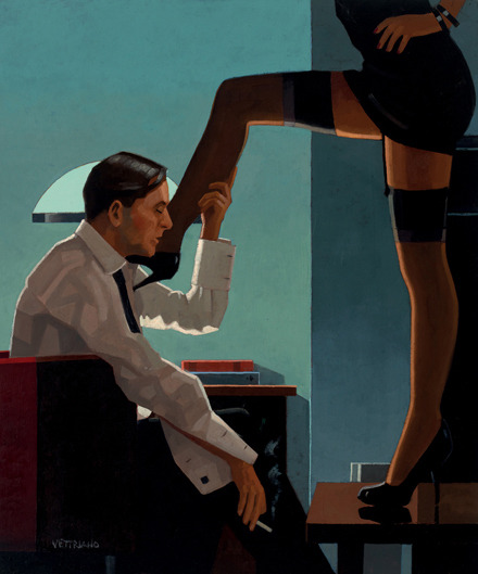 Round midnight jack vettriano