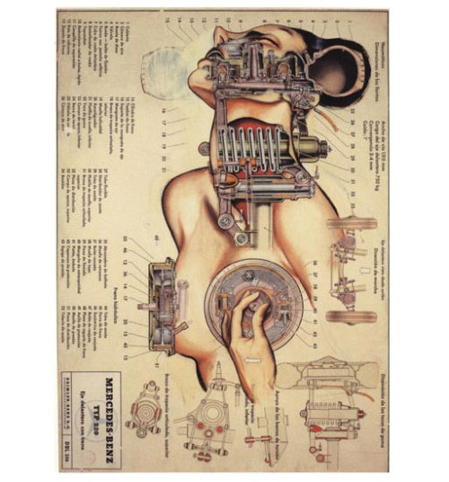 THE MEDICALISED FEMALE AS MOTOR CAR/ANATOMICAL ENGINE OF ECSTACY