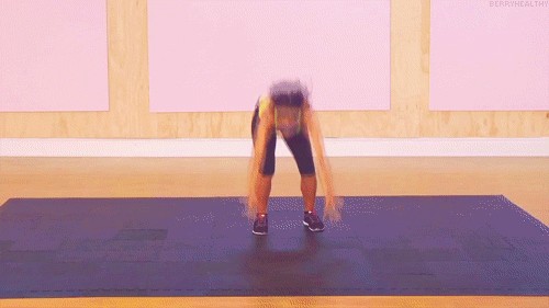 pole-vault-chick:  thelastsecondchance:  Poor lady trapped in this gif. Forced to do burpees for all