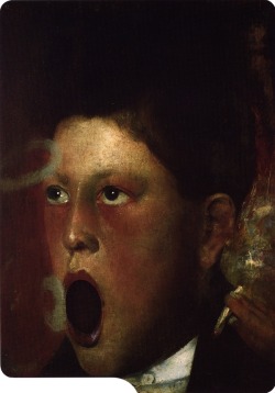 Detail-Detail-Detail:  Joseph Decker  - Boy Smoking 