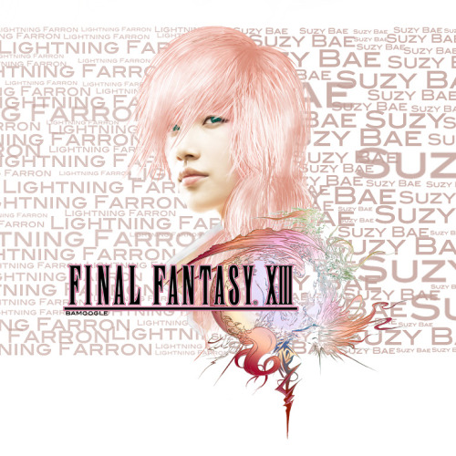 bamoogle-deactivated20160123:Miss A’s Suzy as Lightning Farron of FFXIII.