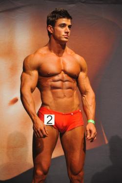 manperfection:  Jaco de Bruyn, at the Mr Body Beautiful 2011 contest, Mr Physique category 