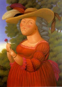 cavetocanvas:  Fernando Botero, Marie Antoinette