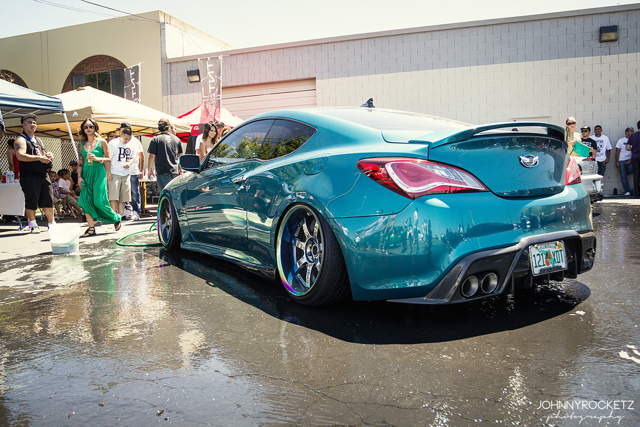 mrjohnnyrocketz:  Jon Jon’s Gen Coupe Taken By Meh  This car is fuckin&rsquo;.