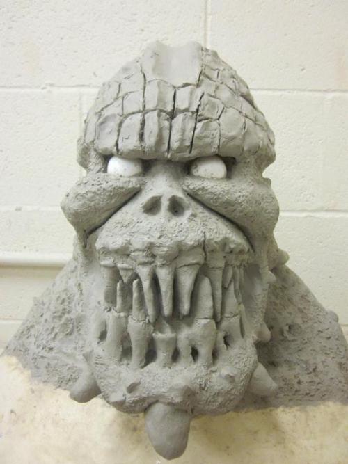 For Sister Mary: water clay sculpture