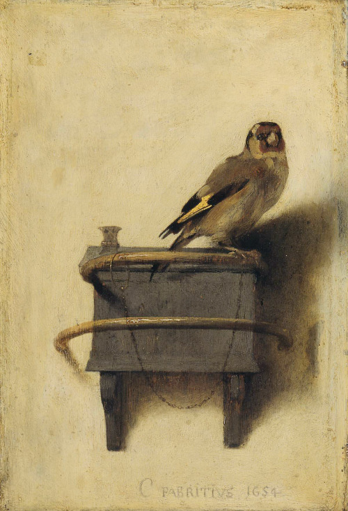 The Goldfinch, by Carel Fabritius, Mauritshuis, The Hague.