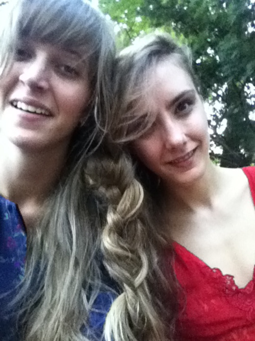 Amanda and me