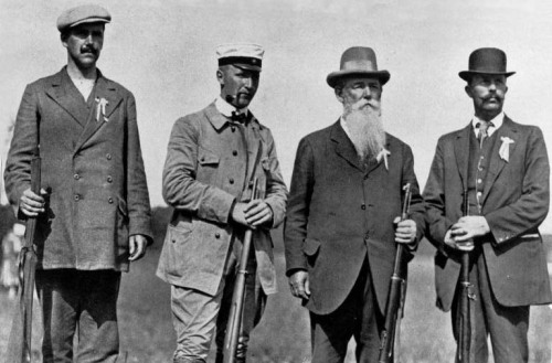 Swedish Olympic Rifle Team, 1912 Stockholm Olympics. 