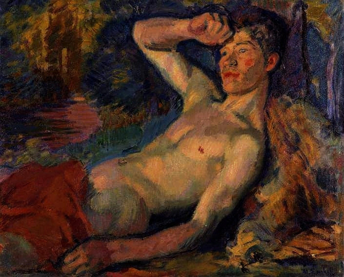 blastedheath:  alongtimealone Magnus Enckell (Finnish, 1870-1925), Awakening Faun,