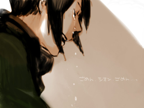 kagome28:  Dibujado por:さっちん ¿Qué es lo que mas le duele a Nezumi en su mundo?