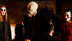  The Strangers (2008) “Why are you doing this to us?” “Because you were home.”
