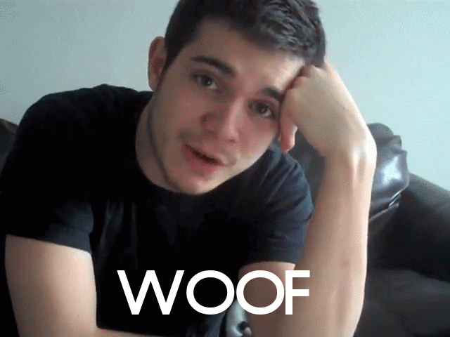 justaddtommy:  greyk2:  Is it inappropriate to reblog GIFs of yourself?  OH, DADDY.