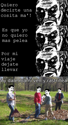 Jajajajajaja lo lei cantando! XD