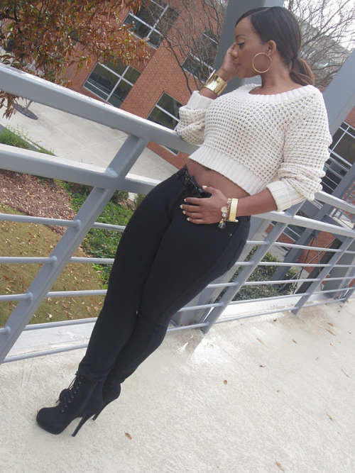 ecstasymodels:Knitted Sweater…Black Girls Killing It Shop BGKI NOW