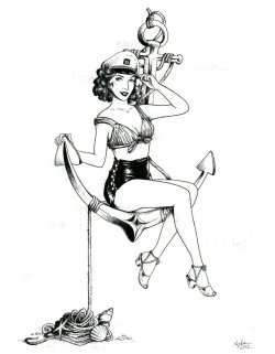 grainne-nimhaille:  … 1950s Pin-up by ~TirraMisu 