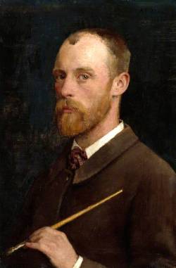 blastedheath:  George Clausen (British, 1852-1944), Self-portrait, 1882. Oil on canvas. Royal Academy of Arts, London. 