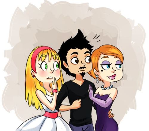 tonystarkrules:  When Tony lost his “Playboy” title just because of Gods with Awesome Hairs 