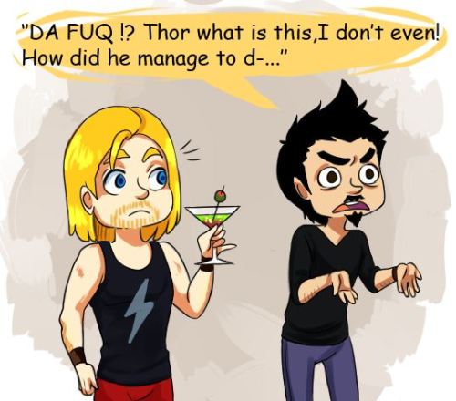 tonystarkrules:  When Tony lost his “Playboy” title just because of Gods with Awesome Hairs 