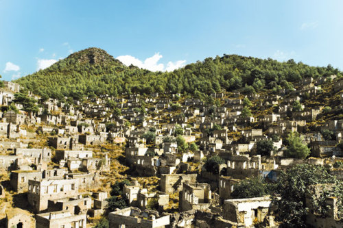 (via Turkey: Abandoned ruins at Levissi, Photo 9 of 10 (Condé Nast Traveller))Kayaköy, Turkey