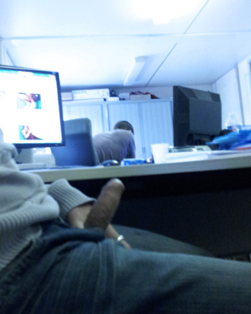 stephanhh:  Show your cock, wherever you are!  (Show him secretly before your colleagues!) Be b
