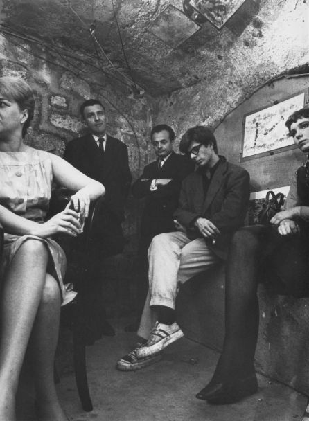 fuckyeahallenginsberg:  Peter Orlovsky, Paris, April 1961, at Girodias’ nightclub, 7 rue Saint