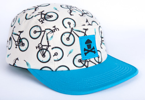 Johnny Cupcakes 5 Panel Hat - Bicycle (Blue)follow http://5-panel-caps.tumblr.com/ for more 5 pa