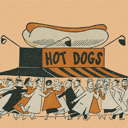 rogerwilkerson:  Hot Dog Stand 