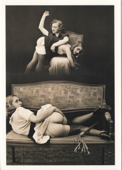 Lesbian Spanking, 1930S