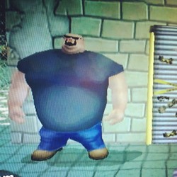 sonnybeans:  Let’s take a moment to appreciate the bouncer. — #urbz #sims #gamecube #wut #thisguy (Taken with Instagram) 