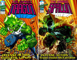 ilovecomiccovers:  Homage: The Savage Dragon #1 / Spawn #220