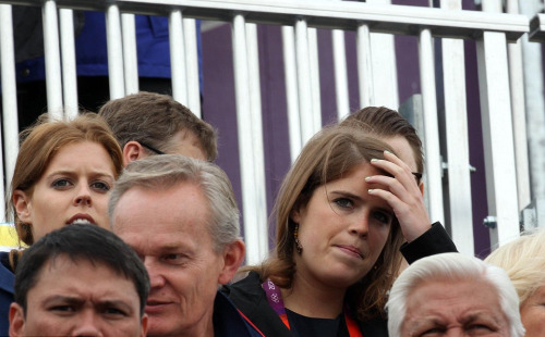 royalwatcher: Members of the British Royal Family cheer on Zara Phillips and other athletes in Grea