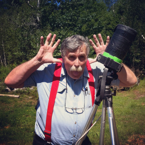 This is Dan McCormick, local pin hole photographer (he makes his cameras out of Quaker Oat boxes and