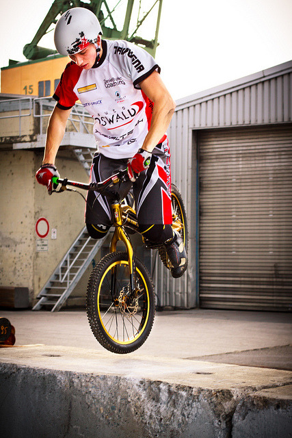 extremesportsblog:  Bike Trial Shooting with Extreme-Bike-Sports.de by Sebastian Scheibe on Flickr.