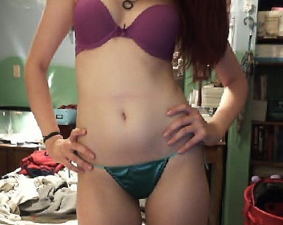 pastelbats:  hottestgirlsoftumblr:  by pastelbats Got Ariel underwear to match my Ariel hair :]  Oh nooooooow I know why I’m getting so many followers lolool 