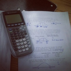 Oh this class, I just can&rsquo;t #stats #statistics #2012 #summerschool #summer  (Taken with Instagram)