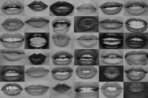 tragicktoosuperior:  3rd row down, the 4th square is my pair of lips. 