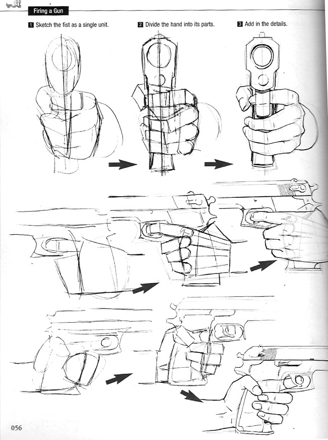 fungii:  The book does have a basic breakdown of the hands, but I felt that references