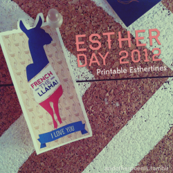 andotherpoems:  August 3rd is Esther Day