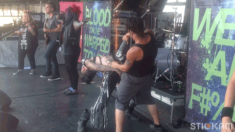 stickam:  Shredding metal with Blood on the Dance Floor at Vans Warped Tour in Virginia Beach, VA on July 25, 2012.  