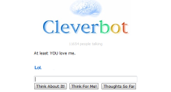 lolsofunny:  cleverbot is a dick 