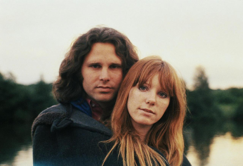 fuckyeahrocknrollcouples:  The Doors’ Jim Morrison with girlfriend Pamela Courson in Saint-Leu