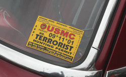 iamonealone:  TERRORIST HUNTING PERMIT by Darkmoon Photography on Flickr.lol