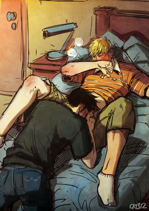 yesyaoiyeah:  Teddy Altman & Billy Kaplan from Young Avengers drawn by Cris-Art Ok, I wasn’t going to post this today, but since today is the Orgasm Day, why not?! XD 
