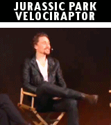 xavir-blog:  Tom Hiddleston’s impressions  Yoda and a dinossaur? Owwwnnn&hellip;