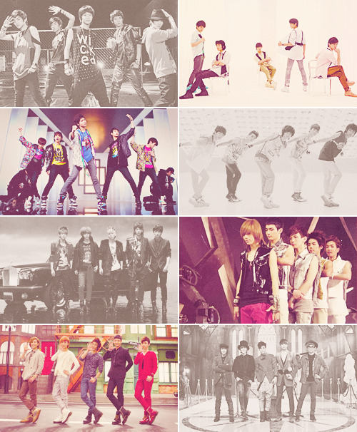  shinee through the eras (replay-sherlock) 