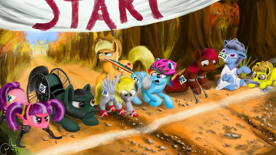 epicbroniestime:  Special Running of the Leaves by ~peasantb Me impresiona que nadie