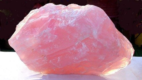 Porn photo  Rose Quartz Crystal is a quartz crystal