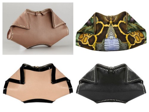 DIY Alexander McQueen Inspired De Manta Clutch Tutorial by A Matter of Style for style.it here. This