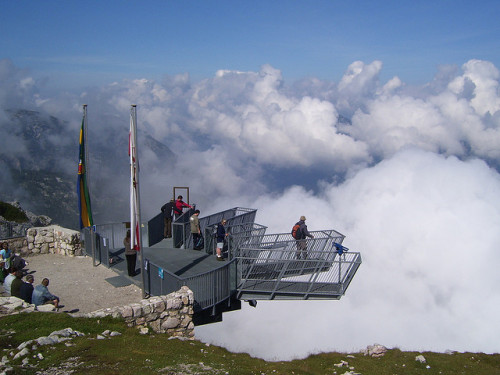 Five Fingers viewing platform on Krippenstein Mountain, Austria (by isolina7).